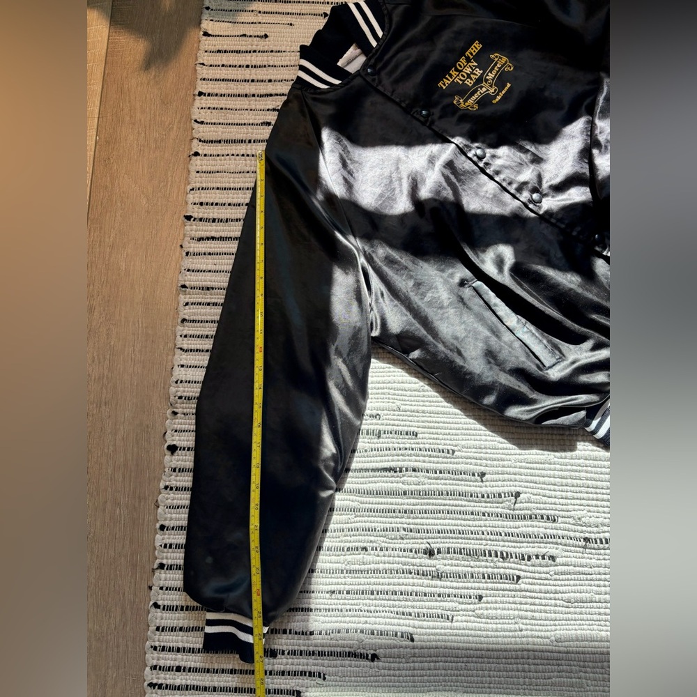 Lightweight Bomber Jacket in Black - Picture 6 of 9